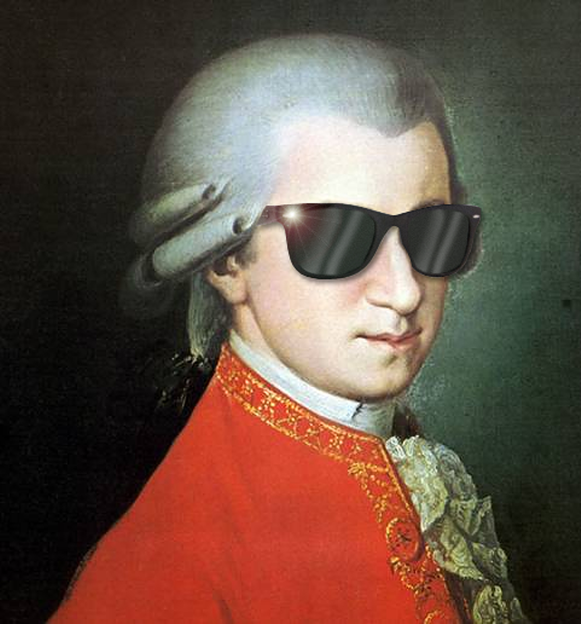 Mozart with Sunglasses